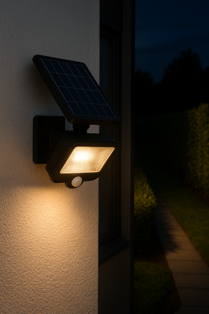Éclairage solaire à détecteur de mouvement : guide 2026