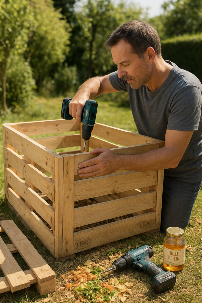 Composteur en Bois DIY : Le Guide Palettes Facile pour un Bac Gratuit
