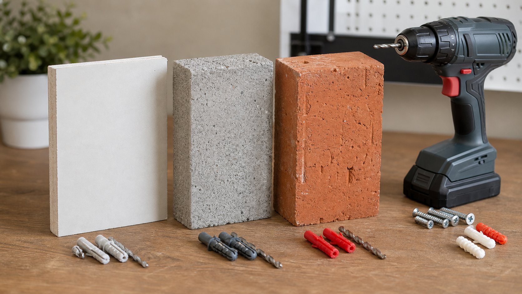 Comment percer dans un mur sans tout casser : placo, béton, brique.