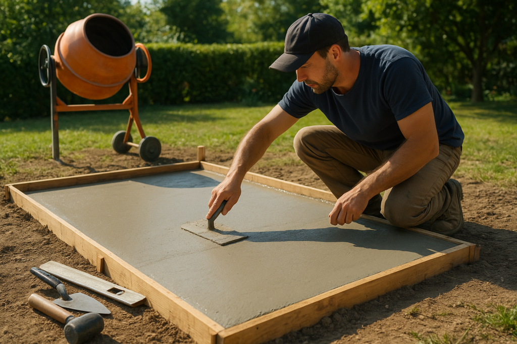Couler une Dalle en Béton : Le Guide Pratique en 7 Étapes