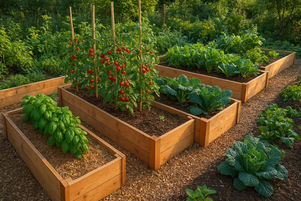 Plan potager permaculture petite surface : 2 plans prêts