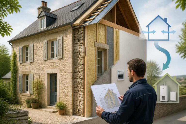 Rénovation énergétique d’une maison ancienne : isolation d’abord, chauffage ensuite, éviter les erreurs