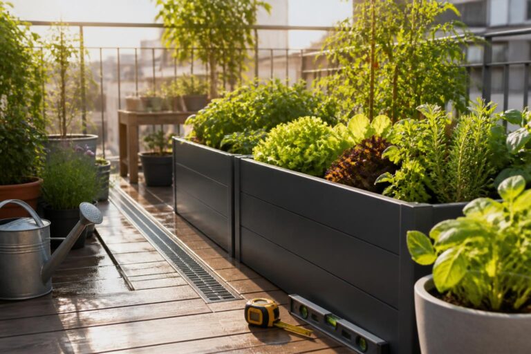 Potager sur balcon ou terrasse : soleil et bacs