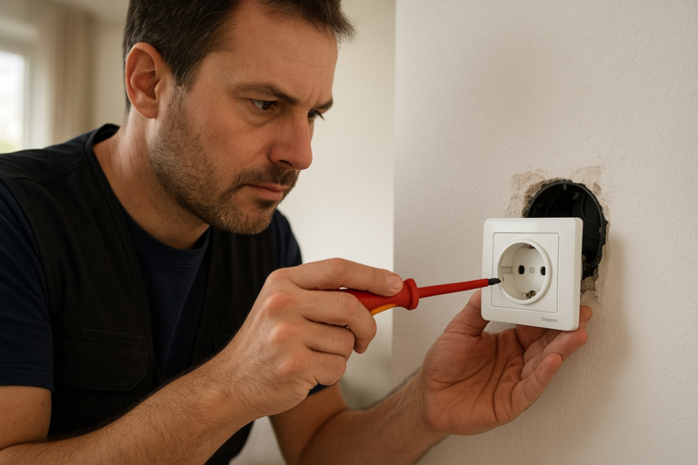Prix installation prise électrique à domicile : tarifs 2026