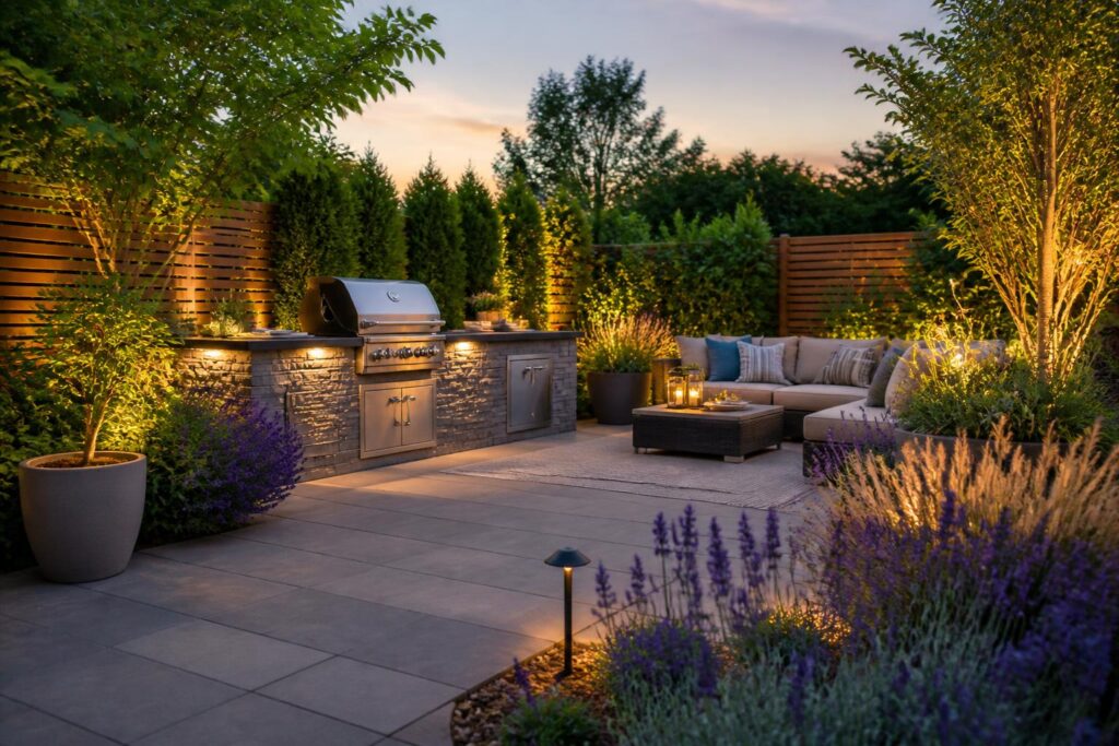 Quel sol, quel emplacement et quelles plantes pour le barbecue ?