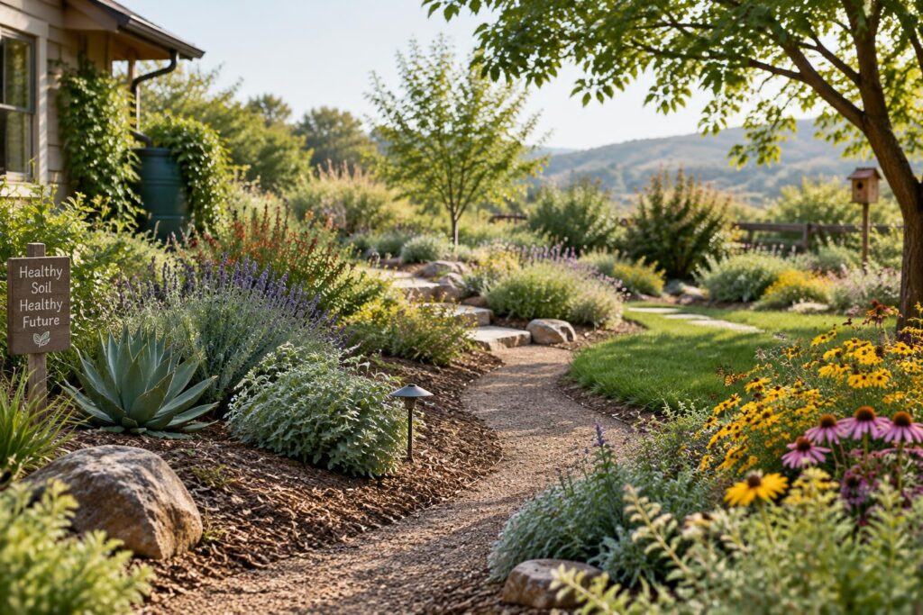 Jardin écoresponsable : moins d’eau, plus de biodiversité