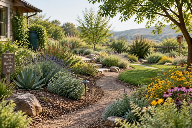 Jardin écoresponsable : moins d’eau, plus de biodiversité