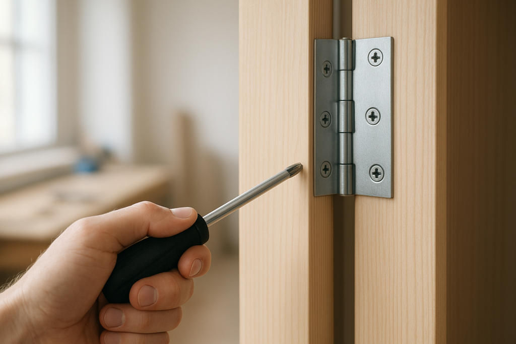 Porte intérieure qui ferme mal : réglages pas à pas
